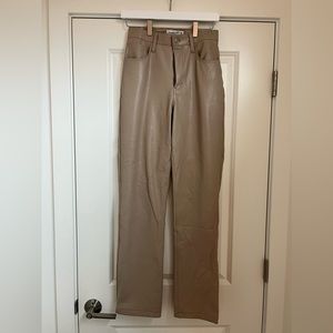 Abercrombie & Fitch faux leather pants
